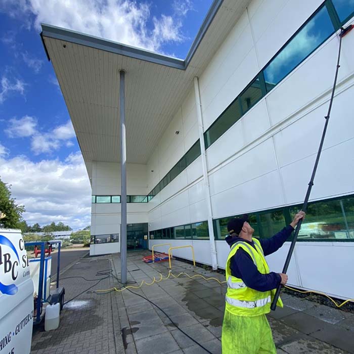 ABC Cleaning Services cleaning high windows