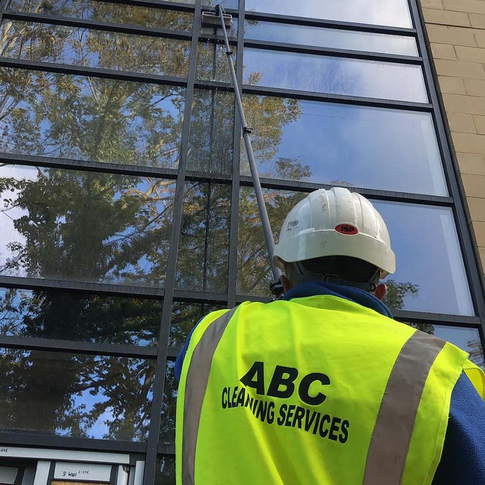 ABC cleaning windows on Reach and Wash