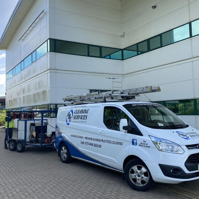ABC Cleaning Services cleaning external office building