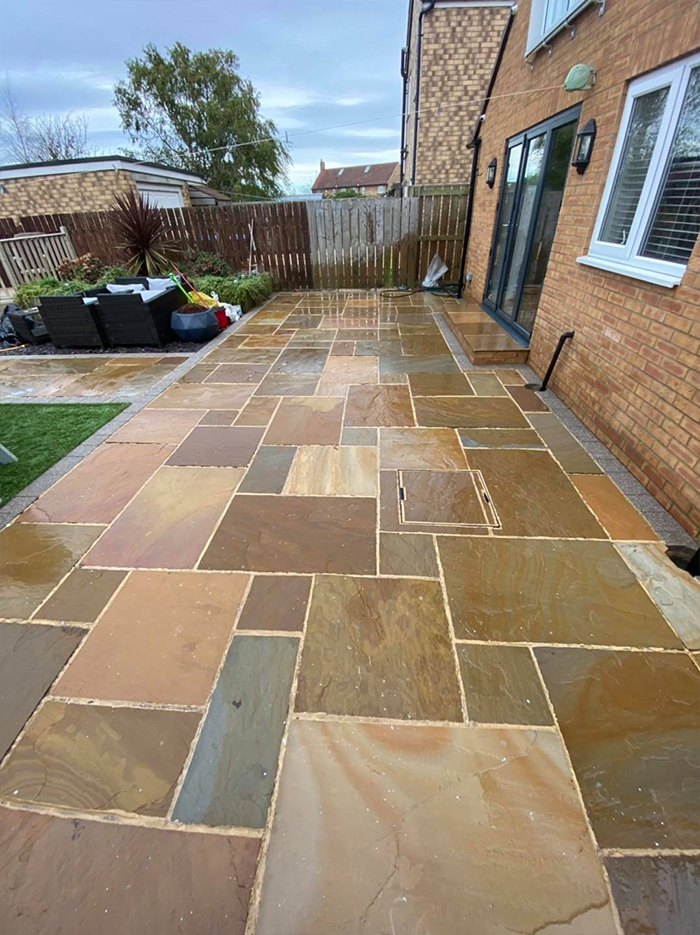 ABC Cleaning Services patio after cleaning