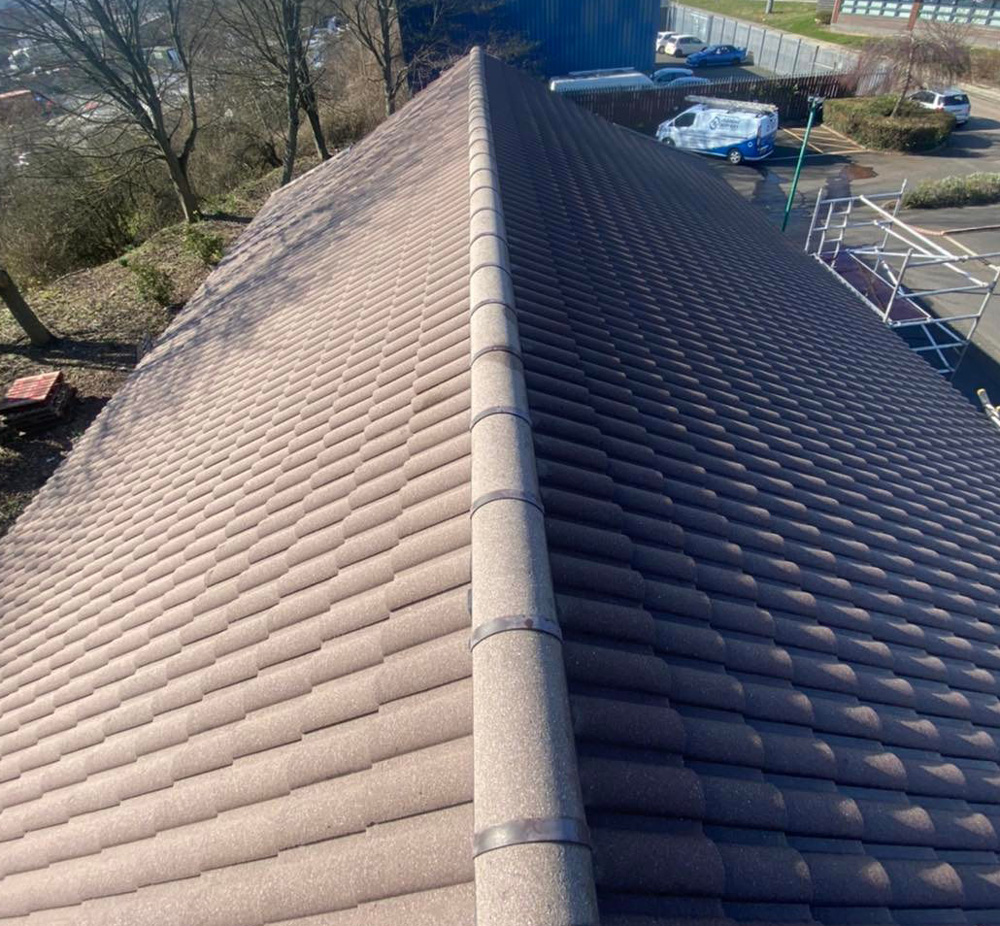 ABC Cleaning Services roof after cleaning